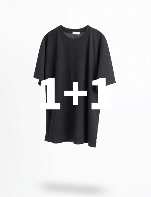 1+1(추가할인) 부드럽고 주름없는 니트 반팔 티셔츠